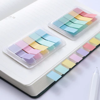 P147 กระดาษ 100 แผ่น สี กระดาษโน้ต สติกเกอร์ Sticky note ที่คั่นหนังสือ กระดาษโน้ต โน๊ตกาว post SP