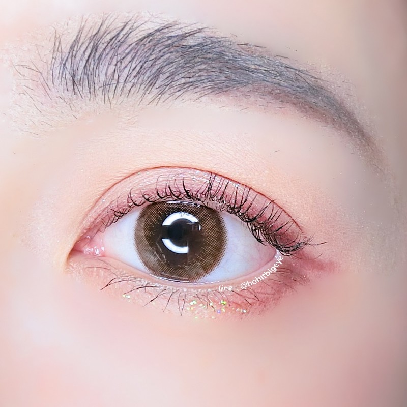 คอนแทคเลนส์ Mini Crystal สีน้ำตาล เทา Choco พร้อมส่งแบบปกติ และค่าสายตาสั้น 0.00- 7.00 (สายตาที่มีในลิสกดสั่งได้เลยค่า)