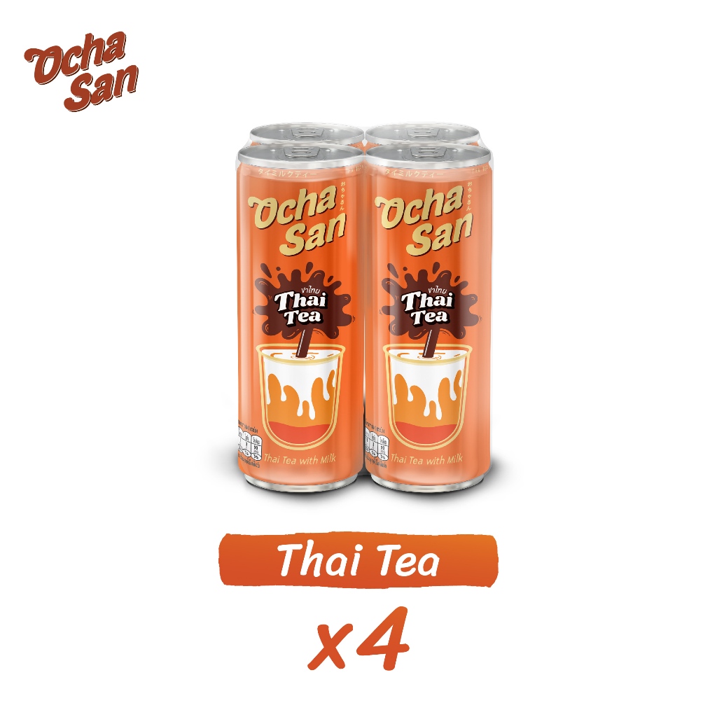 โอฉะซัง ชาไทย (ขนาด 230 มล.) 4 กระป๋อง