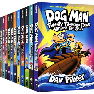 Dogman แบ่งขาย พร้อมส่ง Dog man by Dav Pilkey ปกแข็ง Comic แนวตลก หนังสือภาษาอังกฤษ การ์ตูน หนังสือเด็ก