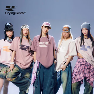 CryingCenter เสื้อยืดคอกลม Y2K Millennial T-Shirt