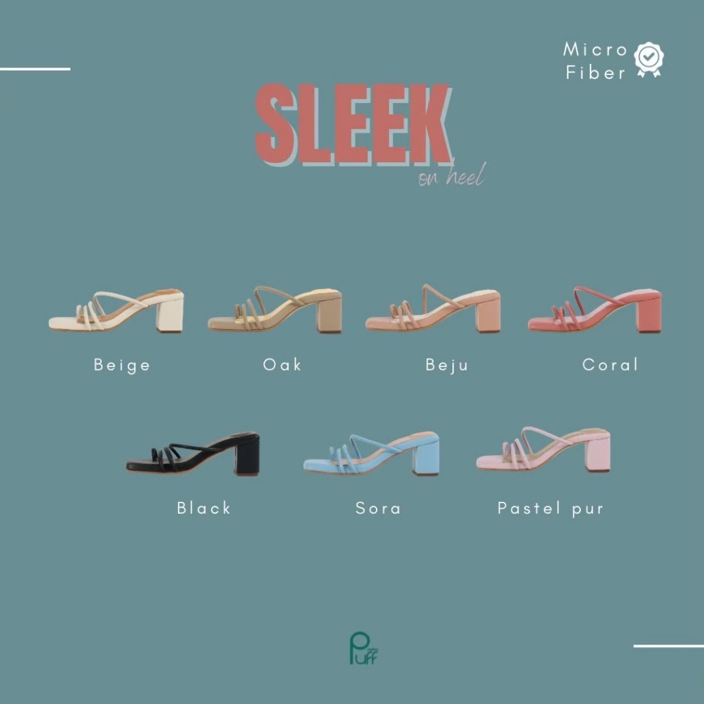PUFFSHOES.OFFICIAL : Sleek on heel