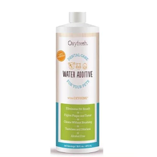 Oxyfresh WATER ADDITIVE ผลิตภัณฑ์ผสมน้ำดื่มสัตว์เลี้ยง