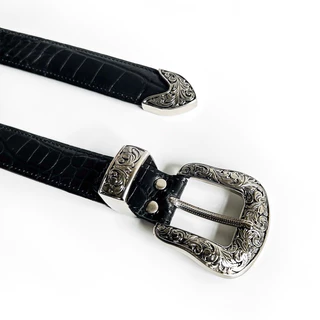 เข็มขัดVely.Hurt Silver Belt