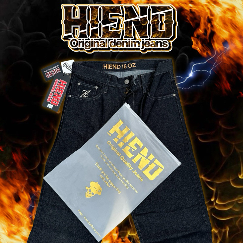 กางเกงมิดไนท์HIEND18ออนผ้สดิบ