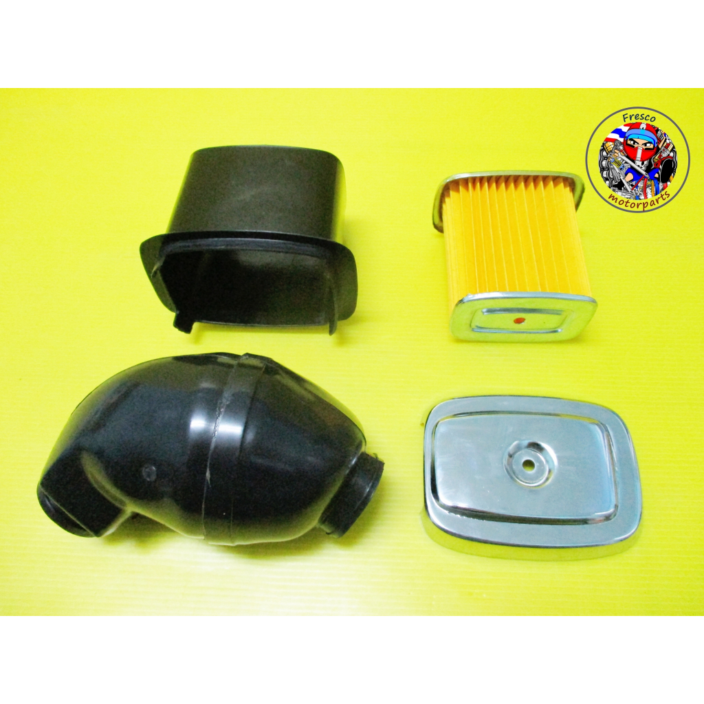 ชุดไส้กรองอากาศ HONDA C50 C65 C70 C90 Air Filter&Case&Cover&Tube Set