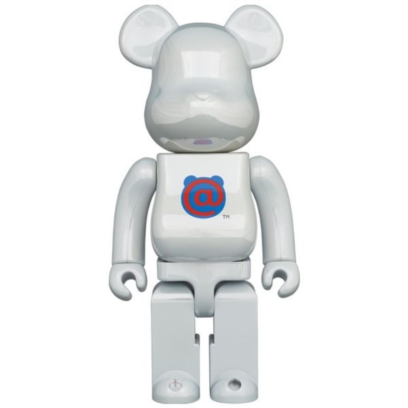 BE@RBRICK 400% 1st Model White Chromeของแท้