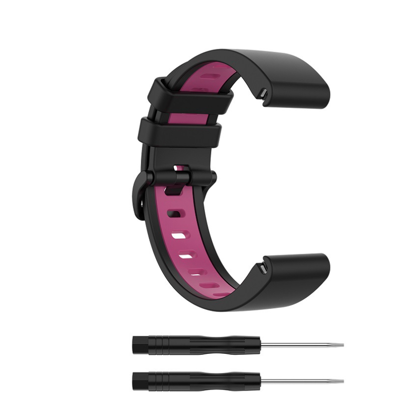 (พร้อมส่ง)สาย Quick FIT สีสวยๆ รูสี สำหรับ GARMIN ขนาด 20 mm 22mm และ 26 mm สวยเท่มากๆ ราคา ถูกที่สุด ดีลบีเคเค แกลเลอรีภาพที่ 9