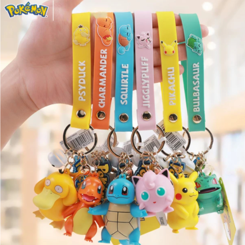 [Pokemon] พวงกุญแจโปเกม่อน Pokemon งานลิขสิทธิ์แท้ งานลงสีสวย แข็งแรง พร้อมส่ง