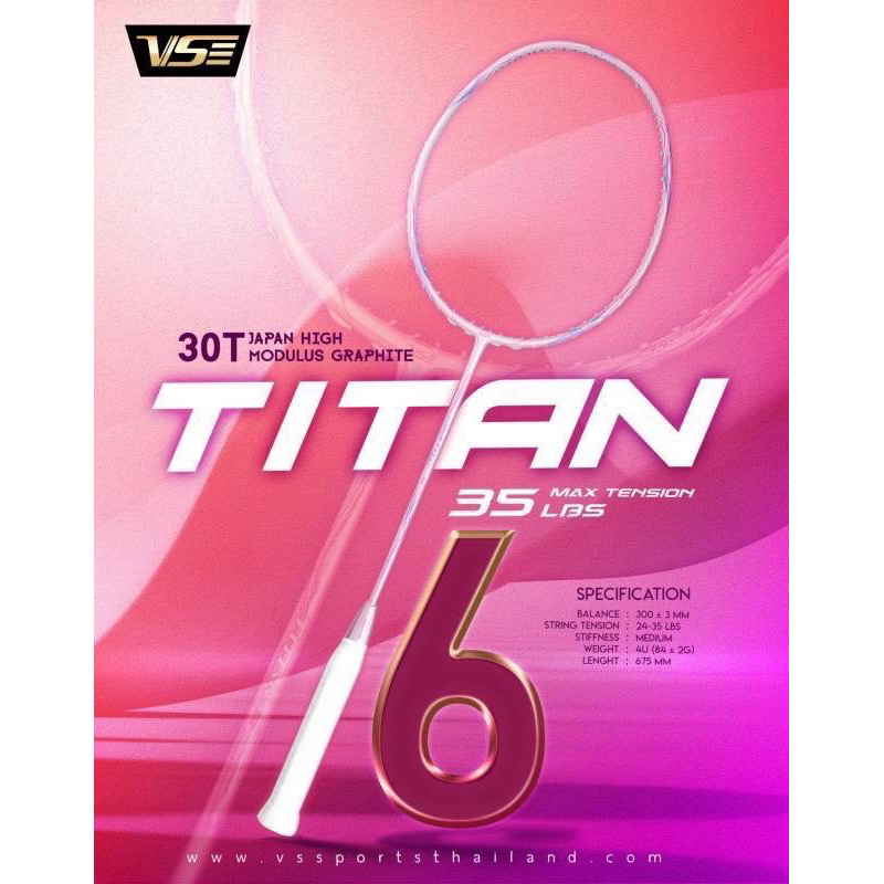 VS TITAN 6, 7,8,9 (ไม้แบดมินตัน)