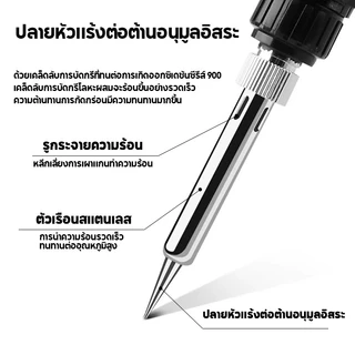 หัวแร้งบัดกรี 80W 15 ชิ้น จอแสดงอุณหภูมิ 180-480°C ร้อนเร็ว กำลังสูง ครบอุปกรณ์ซ่อมบอร์ด มีคีมคีบ กระเป๋าเก็บฟรี