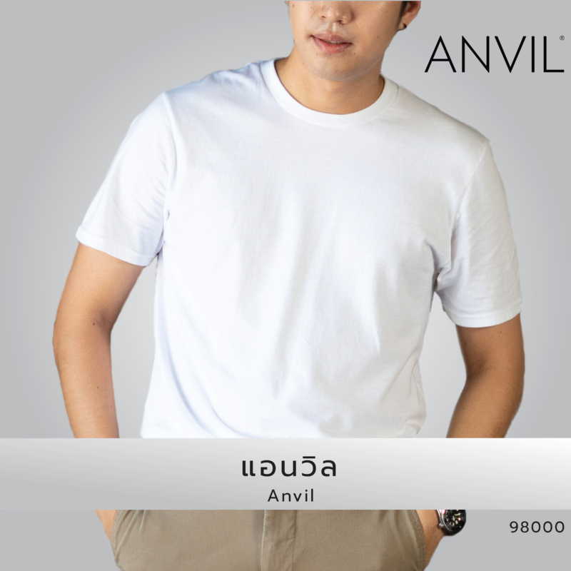 STAMPCOTTON เสื้อยืดคอกลม Gildan แอนวิล ANVIL