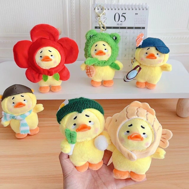 พวงกุญแจ upset.Duck ขนาด6นิ้ว เป็ดน่ากวน น้องมาใหม่น่ารักมาก #126