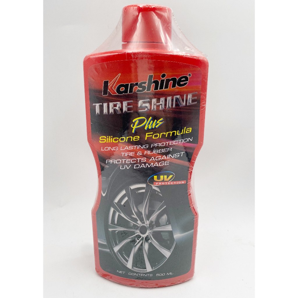 Karshine Tire Shine Plus เคลือบเงายาง สูตรซิลิโคน ไทร์ชายน์ พลัส 500 ml.
