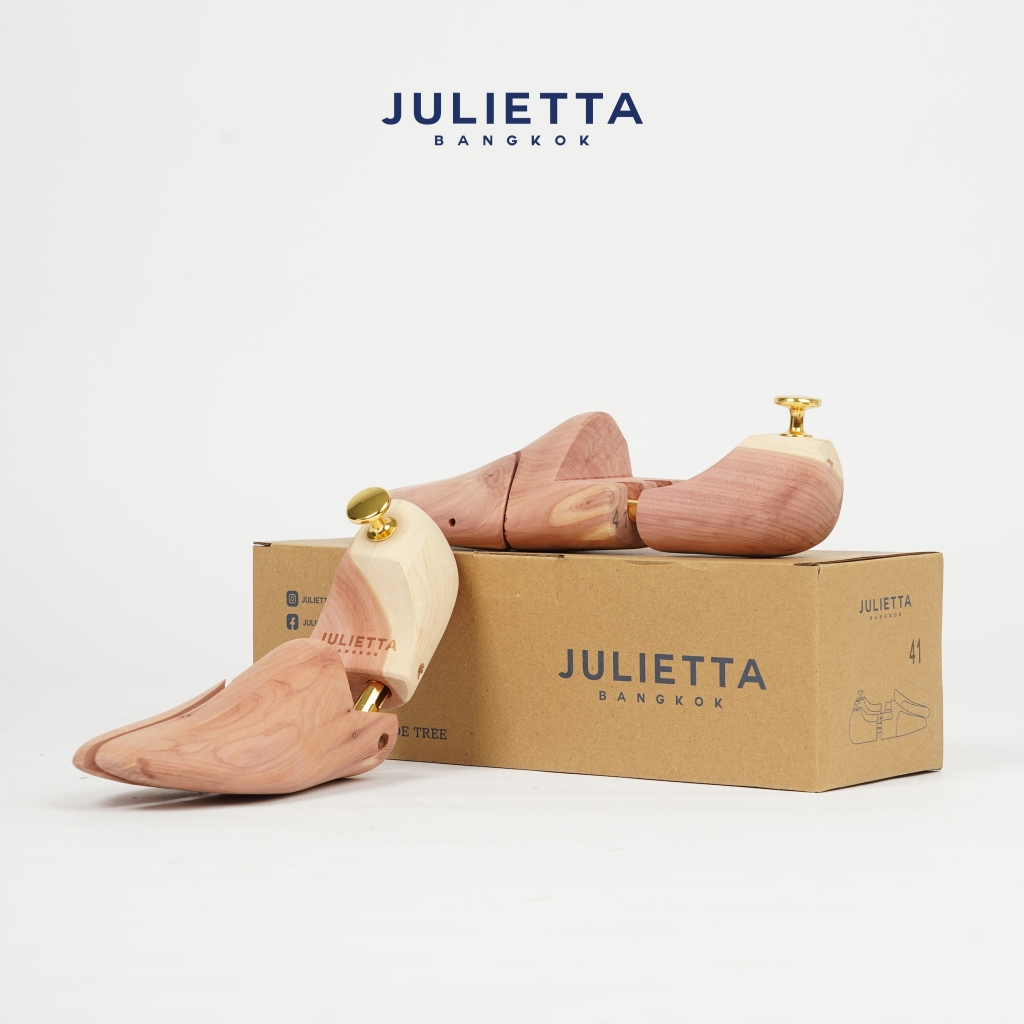 JULIETTA - ดันทรงรองเท้า Red Cedar Premium Shoe Tree (Gold Pin) หมุดทอง Redcedar from the USA.