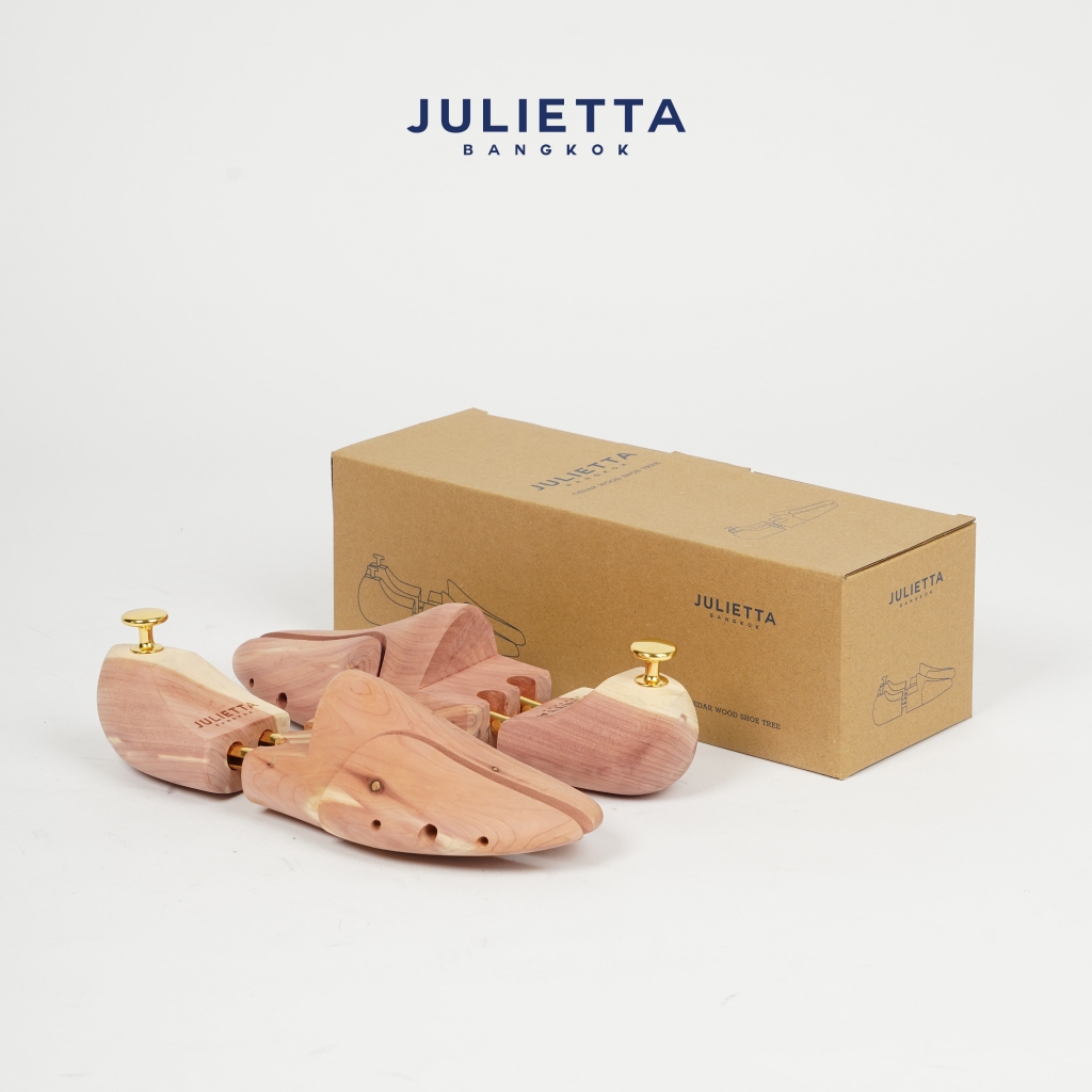 JULIETTA - ดันทรงรองเท้า Red Cedar Premium Shoe Tree (Gold Pin) หมุดทอง Redcedar from the USA.