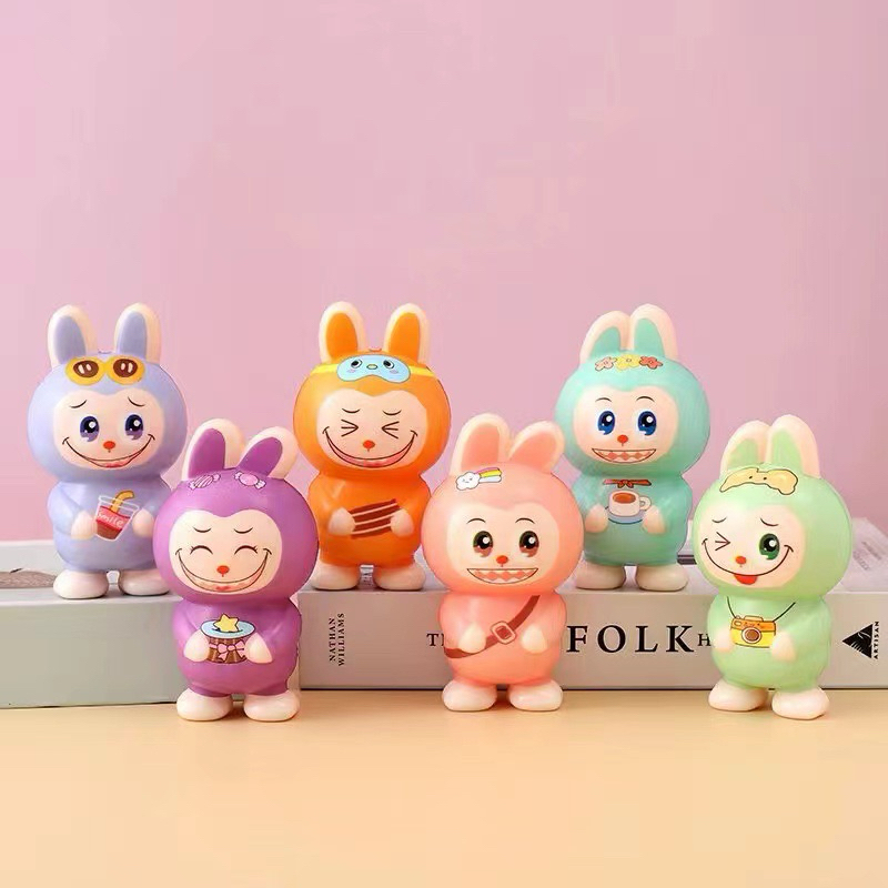 โมเดลการบีบอัด Douyin ยอดนิยมของ Sanrio Douyin ดีดตัวช้าไม่มั่นใจ Douyin PU บีบอัดจากโรงงานขายตรง