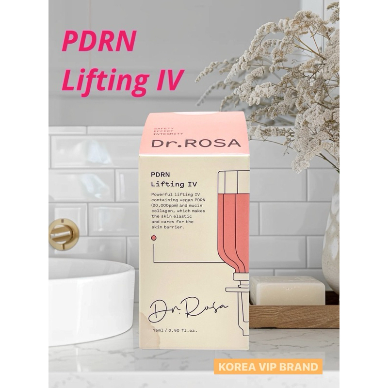 พรัอมส่ง! เซรั่มยกกระชับหน้าจากเกาหลี Dr. Rosa Vegan Salmon Lifting Ampoule, PDRN 20,0000 pm & Mucin