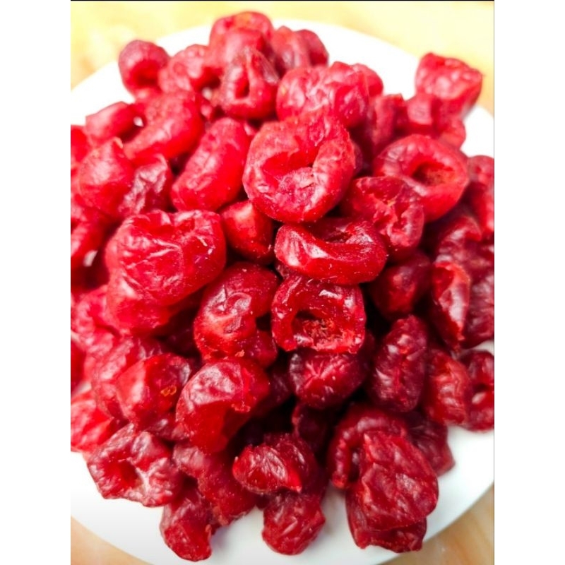 เชอร์รี่แดง อบแห้ง นิ่ม นำเข้าUSA เปรี้ยวหวานธรรมชาติ