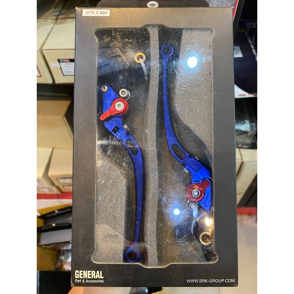 มือเบรค-ครัช(ปรับ6ระดับ)พับได้ CNC งาน GTR ตรงรุ่น Z-650 / Z-900 (BB) A01