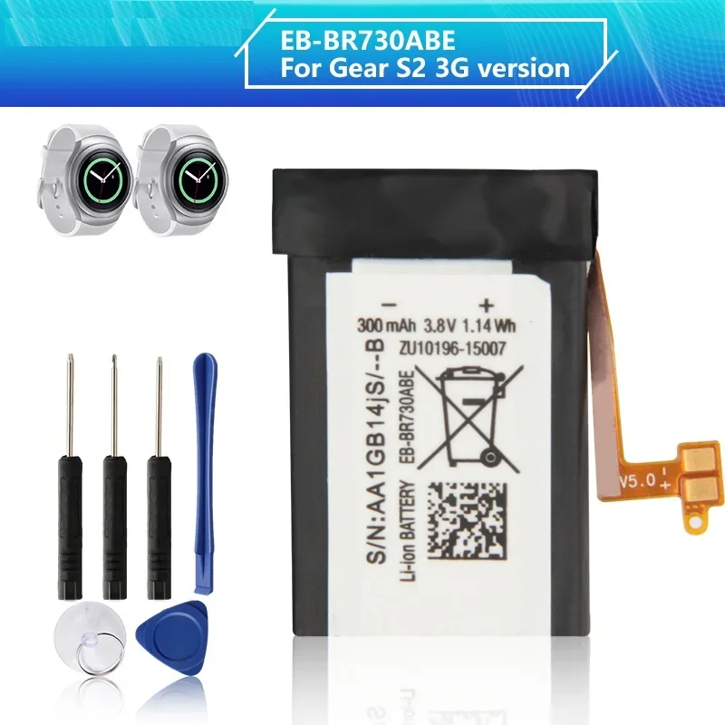 แบตเตอรี่ นาฬิกา แท้ EB-BR730ABE สำหรับ Samsung Gear Sport SM-R600 S2 3G R730 SM-R730A R730V ความจุ3