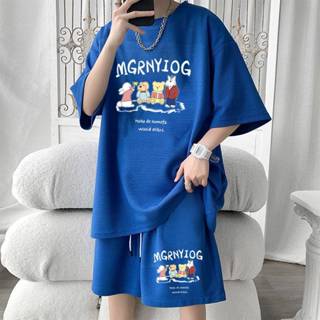 SH06 ชุดเซตขาสั้นผู้ชาย ES.SHOP28 ชุดผู้ชาย แฟชั่น สไตล์เกาห…