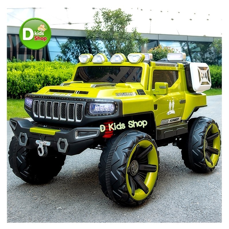 YV2 ใหญ่ 2 ที่นั่ง รถแบตเตอรี่เด็ก รถเด็กนั่งทรง HUMMER Model ขับเคลื่อน 4 ล้อ 4×4 รุ่นใหม่ล่าสุด MN20455 ราคา ถูกที่สุด ดีลบีเคเค รูปภาพหลัก