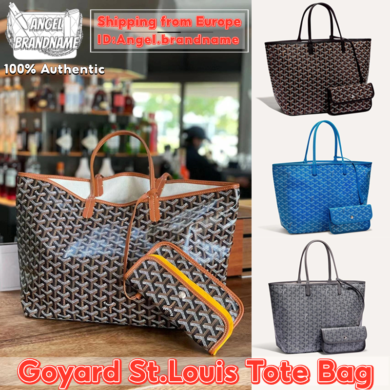 🔥👜กอยาร์ด Goyard St.louis PM/GM Tote Bag Saint Louis Bag คลาสสิคสุดถุงสิริ กระเป๋าผู้ชาย กระเป๋าผู้ห