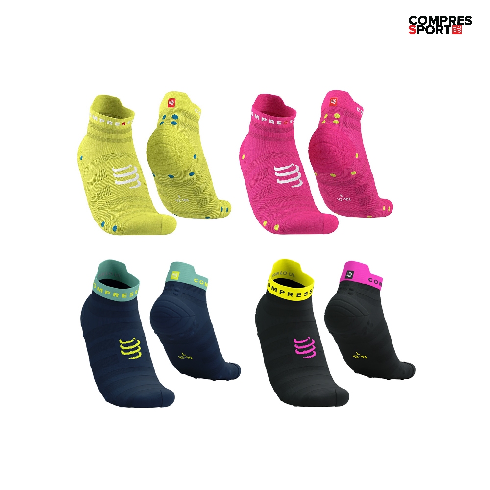 COMPRESSPORT PRO RACING SOCKS V4.0 ULTRALIGHT RUN LOW | ถุงเท้าวิ่ง