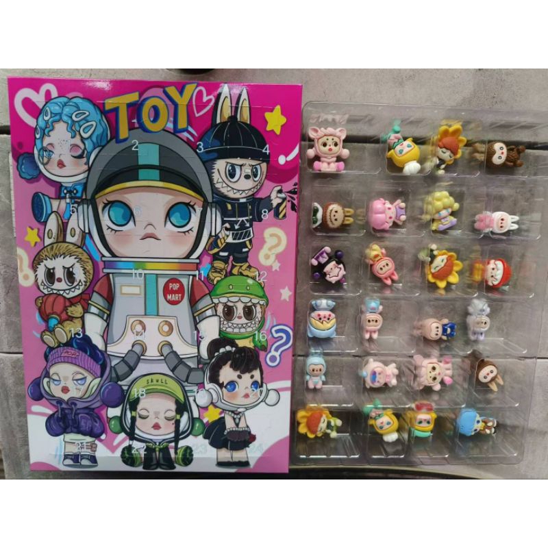 ✅พร้อมส่ง กล่องสุ่มโมเดล Art Toy ยกกล่องสุ่มได้ถึง 24 ตัว โมเดลสะสม