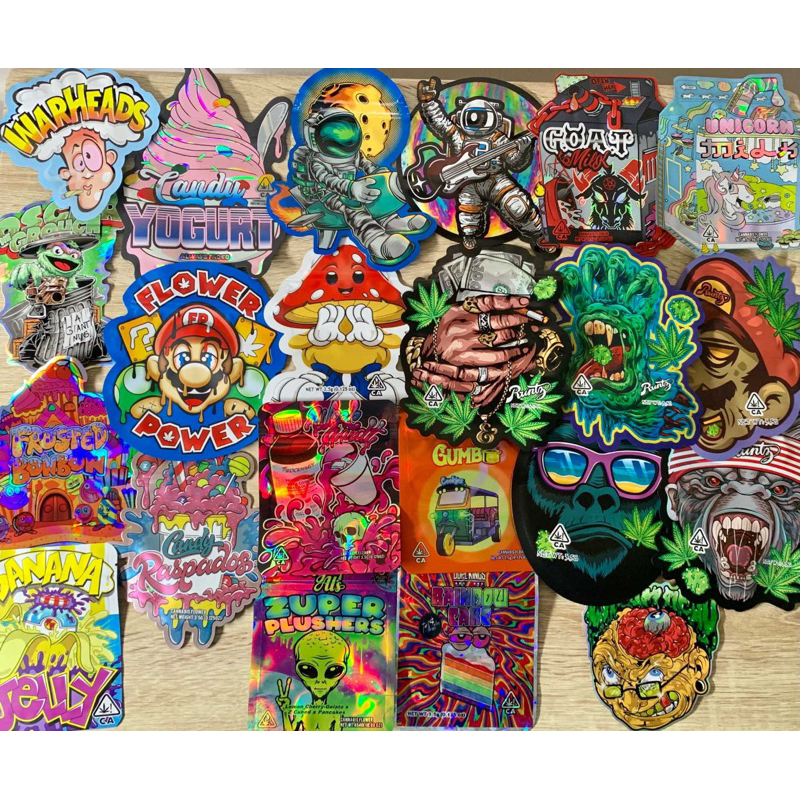 Premium Quality Mylar Zip Bags. Smell proof, Water proof 100 pieces/ชิ้น