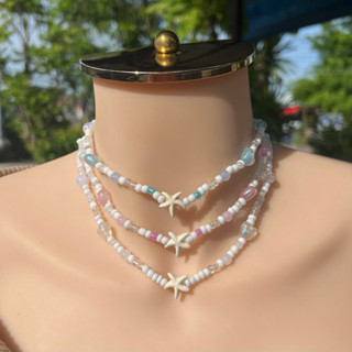 สร้อยคอลูกปัด ไปทะเล แฮนด์เมด