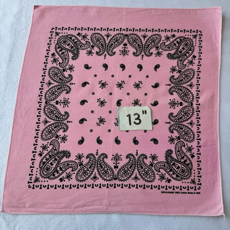 Hav A Hank Bandana USA ผ้าเช็ดหน้า ลายลูกน้ำวินเทจ