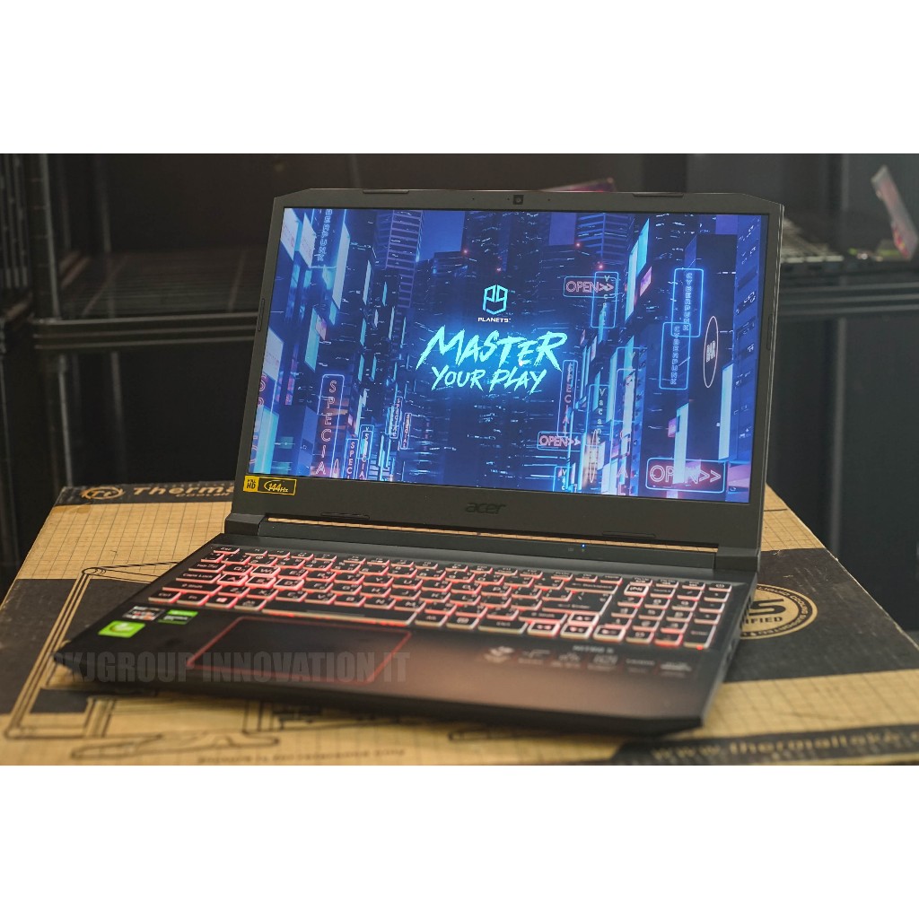 โน๊ตบุ๊คเล่นเกมมือสอง Acer Nitro 5 AN515-44-R28F R5 4600H RAM 16 GB M.2 512GB GTX1650Ti