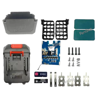 เคสแบตเตอรีอุปกรณ์ไร้สาย 20v. บอร์ดใหญ่(5mos)ใช้ได้กับอุปกรณ์ไร้สายของ Makita(จีน) หรืออื่นๆ สว่านไร้สาย หินเจียร์ไร้สาย