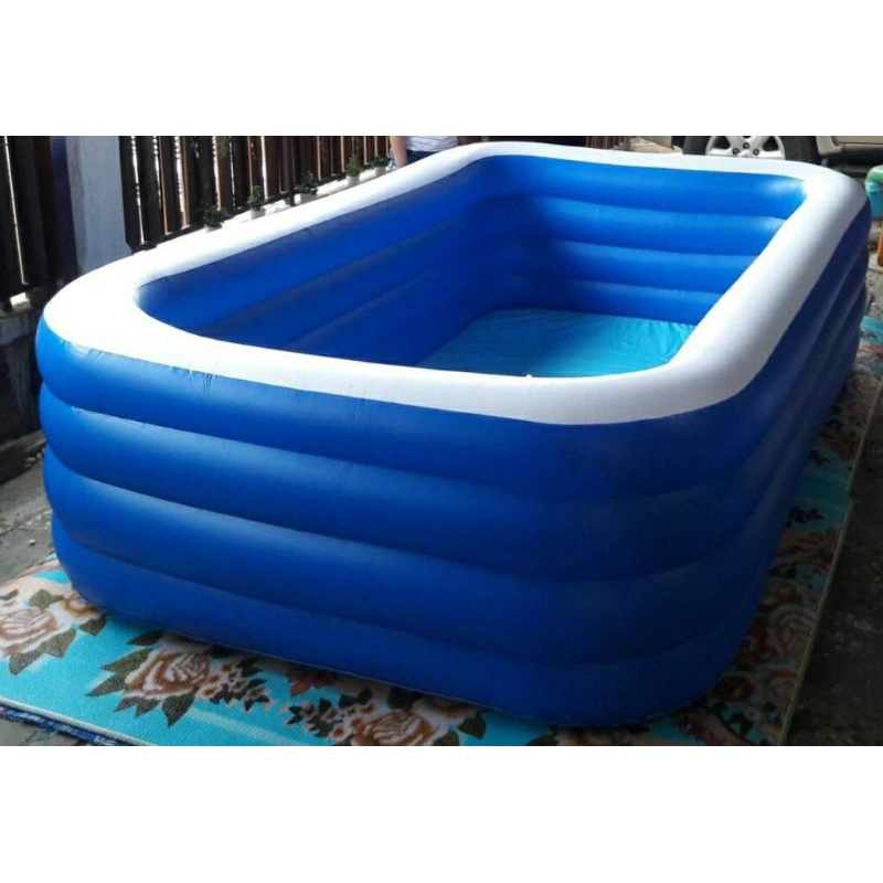 สระน้ำเป่าลมขนาดใหญ่3เมตร 4ชั้น 💦💥พร้อมส่ง💥💦ขนาด305×183×75CM