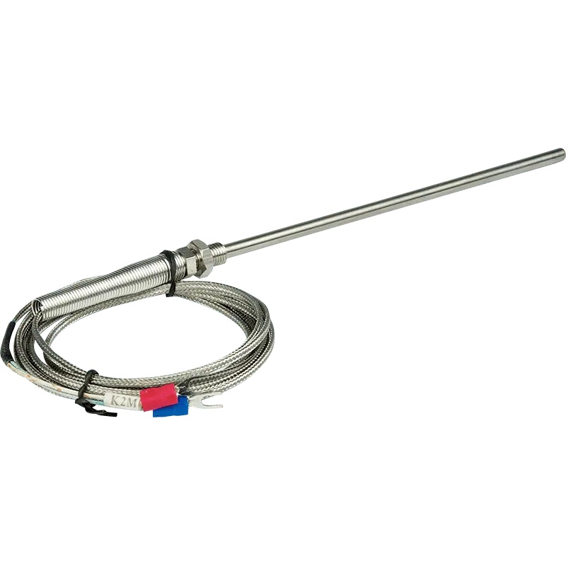 เทอร์โมคัปเปิ้ลThermocouple วัดอุณหภูมิ XL-102A M8x1 , สายไฟ3m, หัว 50/100/150/200mm (Dia5mm), 0-400ํC, K-TYPE "C-LIN"