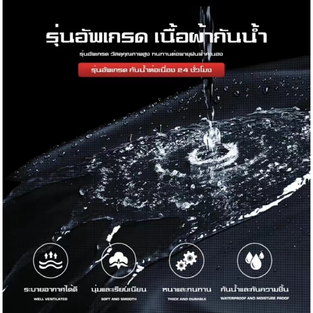ชุดเสื้อคลุมและกางเกงกันฝน thumbnail 9
