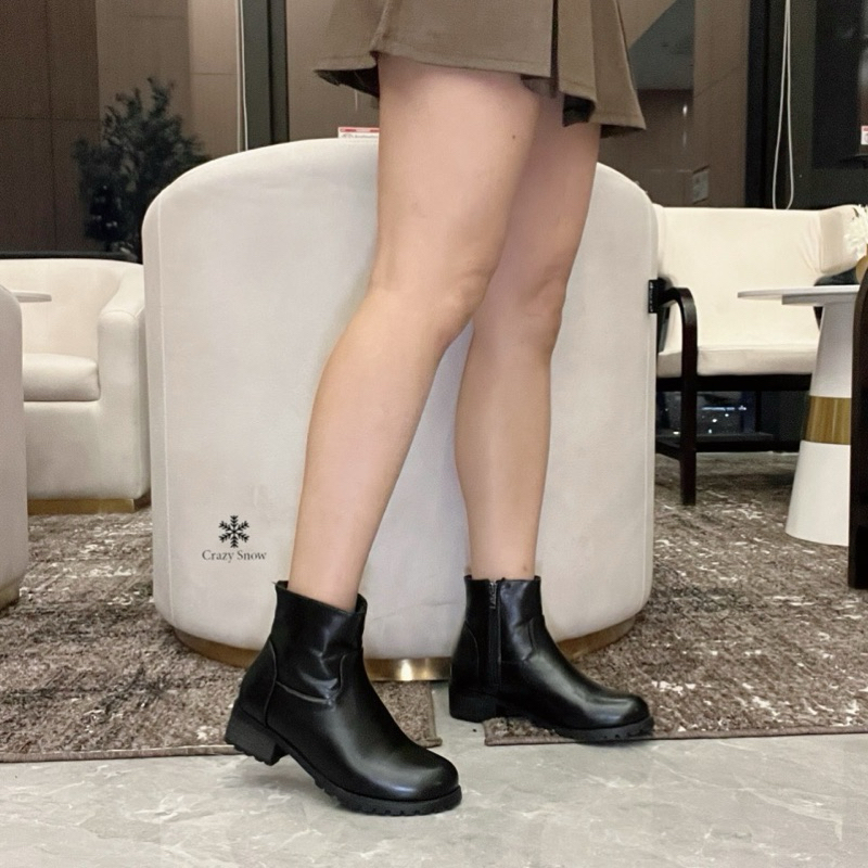 Crazy Snow บูทสั้นบุขน พื้นลุยหิมะ รุ่น Natalie Boots(P3)