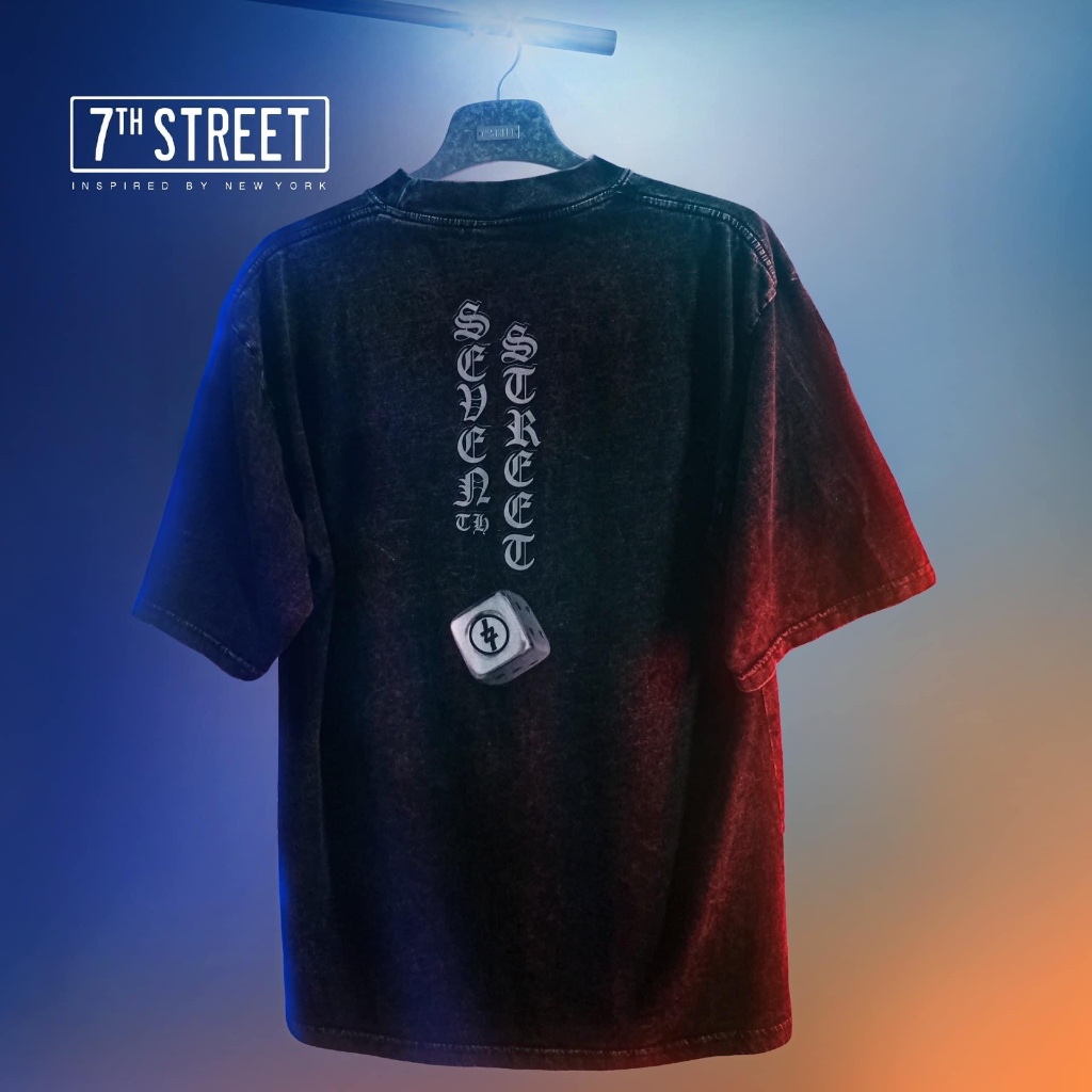 7th Street เสื้อยืดแบบโอเวอไซส์  แนว Vintage (Oversize) รุ่น V-SSD002