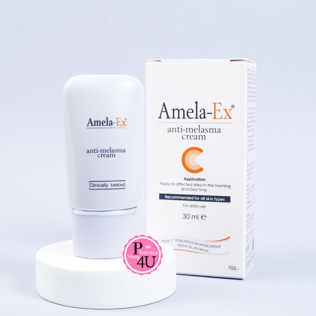 ครีมทาฝ้า อเมลา-เอ็กซ์ แอนไท-เมลาสม่า ครีม Amela-ex anti melasma cream 30 มล.#L1