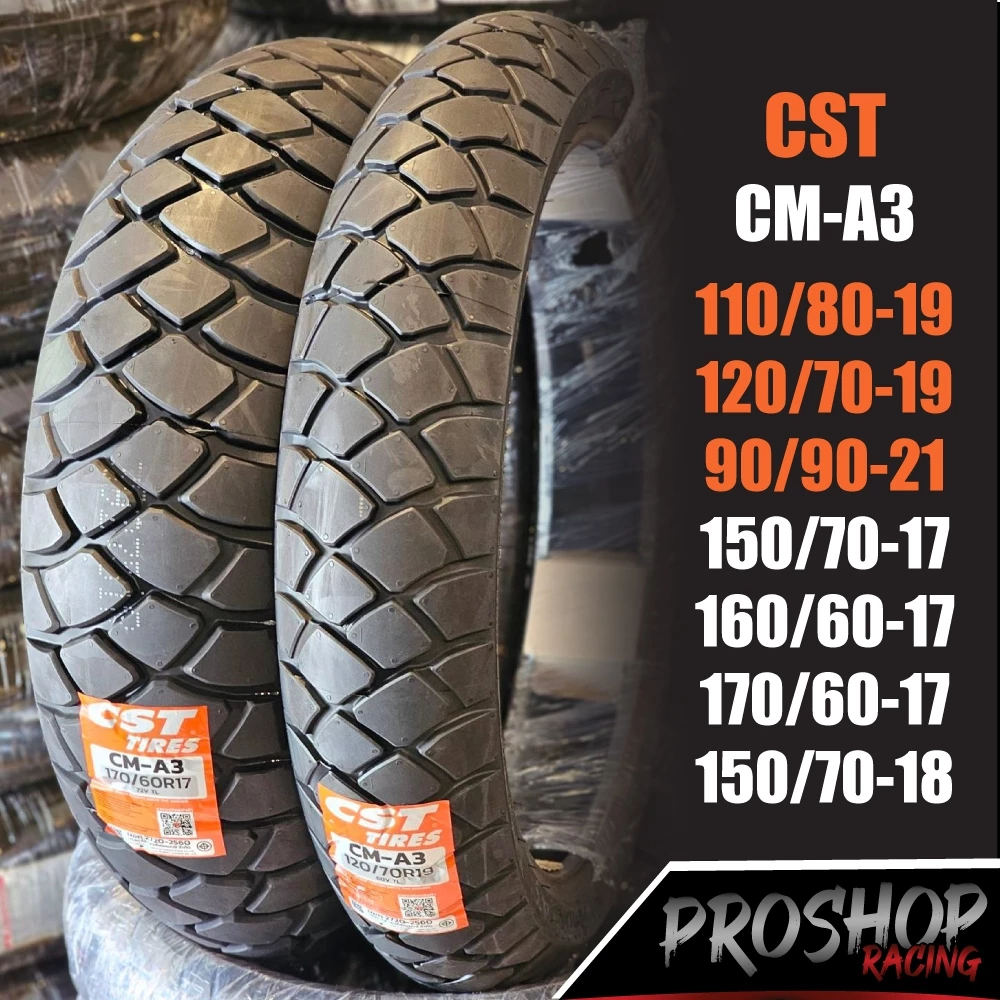 ยางนอก CST CM A3 ยางทัวริ่ง ขอบ 17 สำหรับ CB500X R1200GS F850GS Africa twin Vstorm