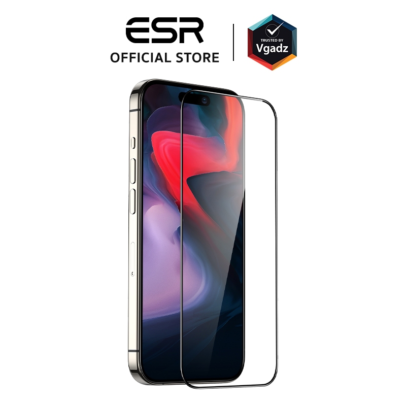 ESR ฟิล์มกระจกสำหรับ iPhone 15 / 15 Plus / 15 Pro / 15 Pro Max รุ่น Armorite Screen Protector