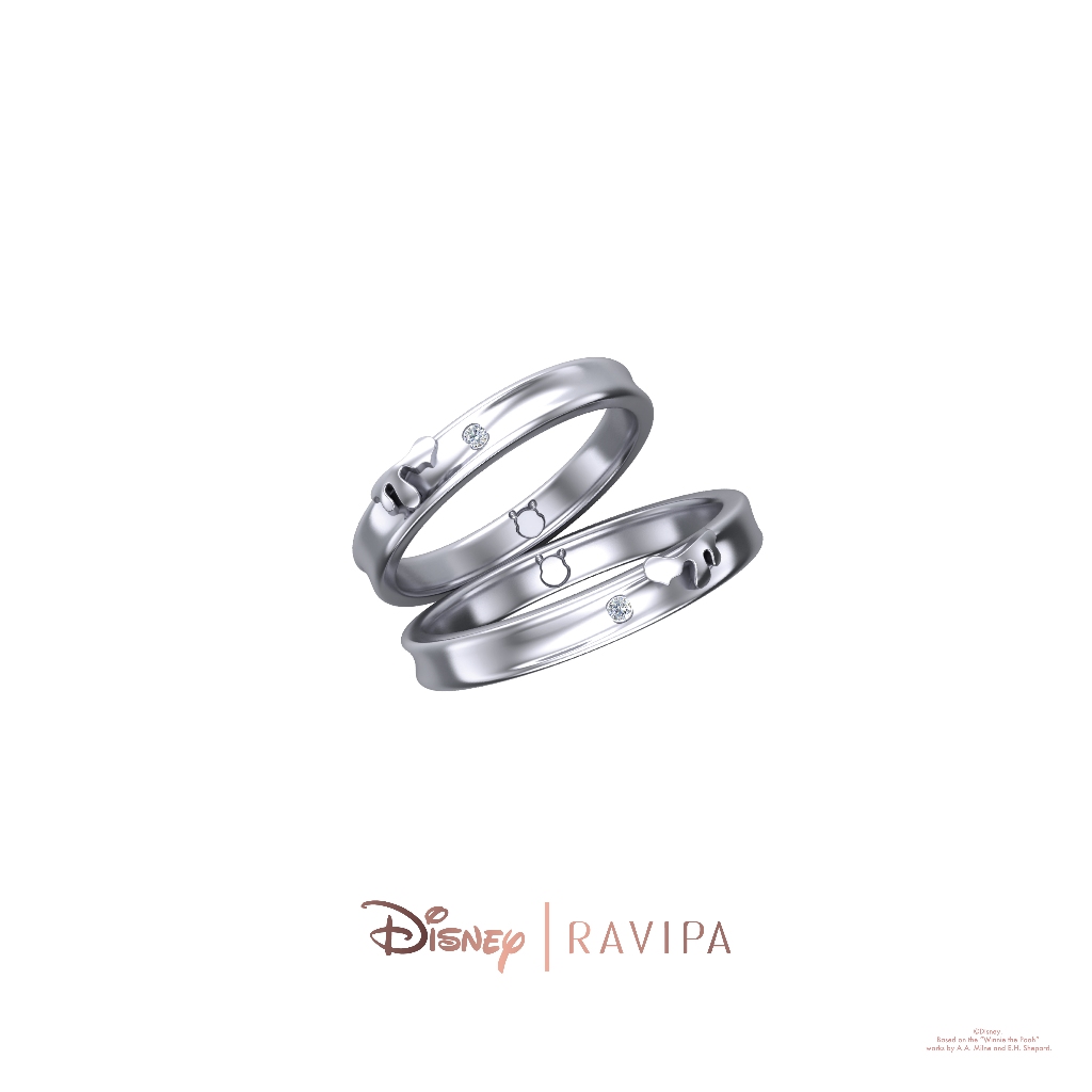 Ravipa | Silver Pooh’s Honey Couple Ring