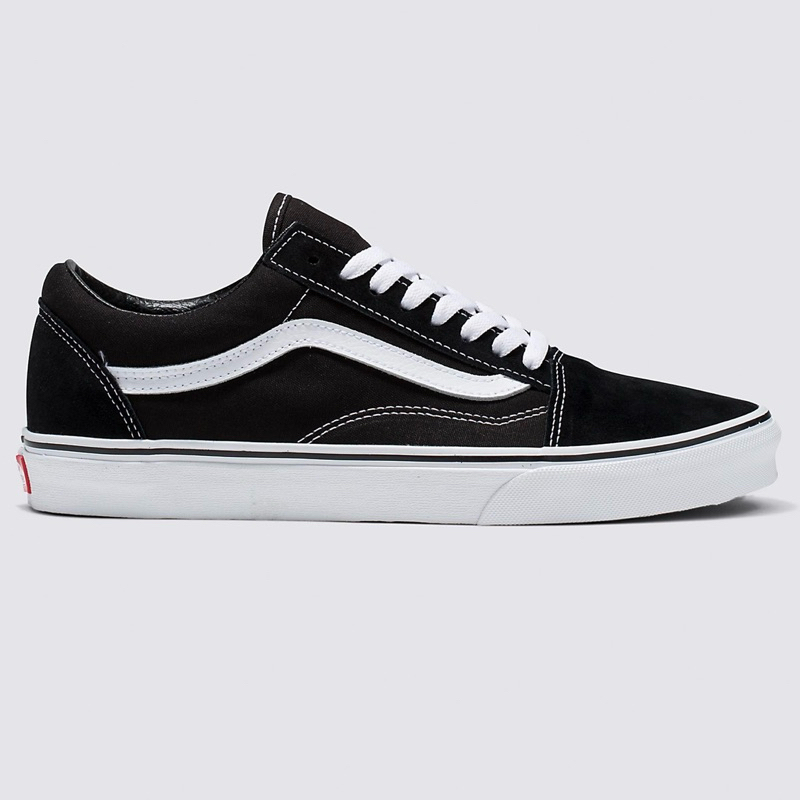 VANS OLD SKOOL BLACK WHITE SNEAKERS สินค้ามีประกันแท้