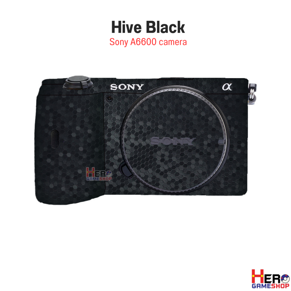 [Sticker Sony] Body Camera สติกเกอร์ skin ไม่ทิ้งคราบกาว กันรอย กล้อง สําหรับ Sony A6600 body protection film sticker
