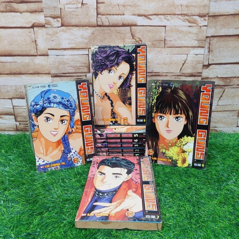 📚🦾👾🤖หนังสือการ์ตูน เรื่อง Yuong guns 1-9(w2455) 🤖💀🪼🦾📚