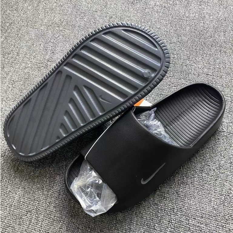 Nike Calm Slide พื้นหนา กันลื่น สําหรับผู้ชาย และผู้หญิง รองเท้าแตะลำลองแบบสวม สำหรับผู้ชาย ร้องเท้าแตะแบบสว