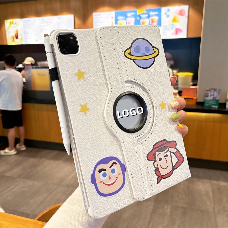 ⭐24 ชั่วโมงส่ง⭐การ์ตูน Toy Story เคส for iPad 2025 11 Gen10 10.9 2024 pro Gen9 10.2 เคสไอแพด Air7 4 5 6 Case การหมุน 360