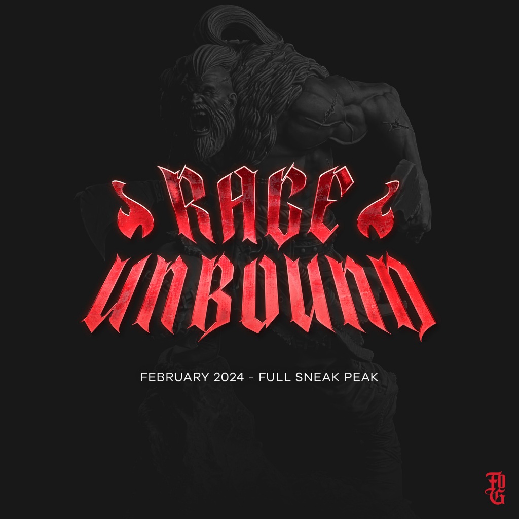 Rage Unbound - โมเดลสำหรับ DnD miniaature, and other RPG's